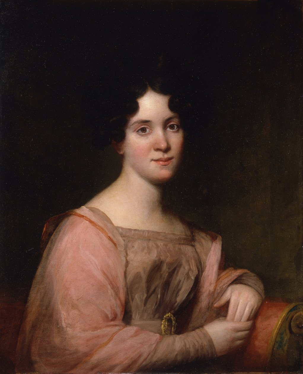 Catherine Reed, 1831 (olie på træpanel) af James Frothingham