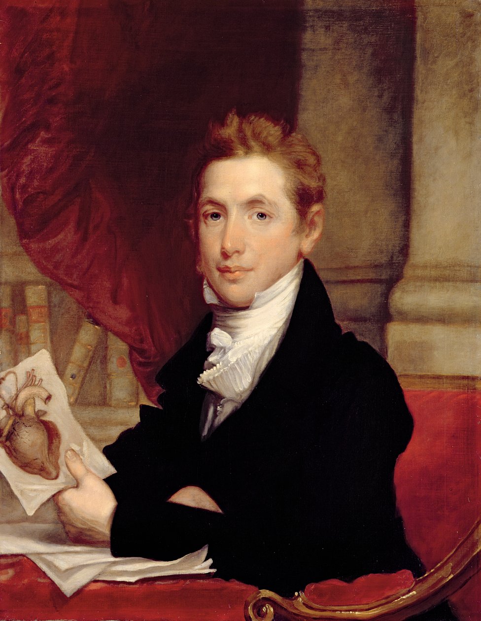 Portræt af doktor John Collins Warren af James Frothingham