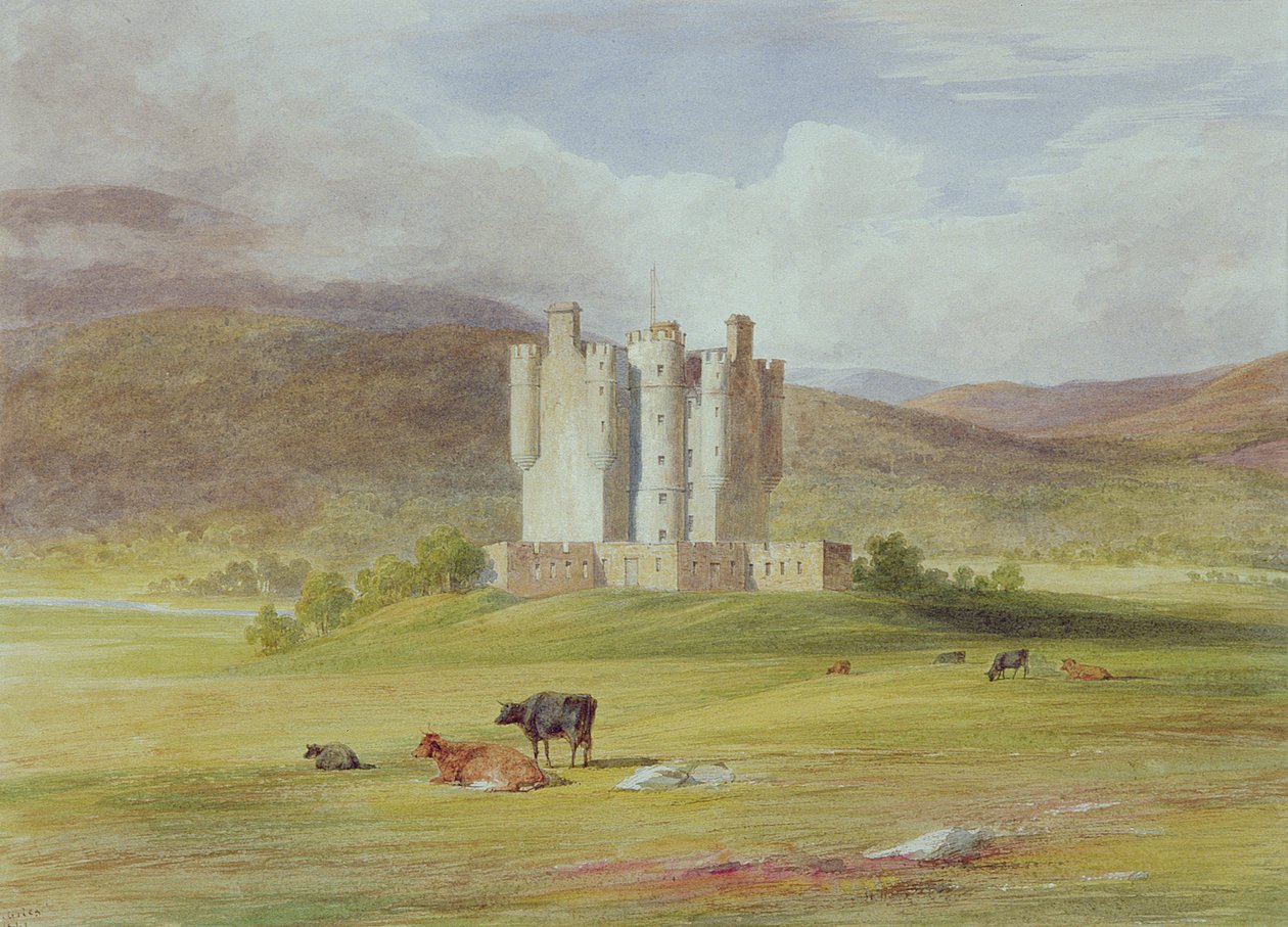 Braemar Slot, 1841 af James Giles