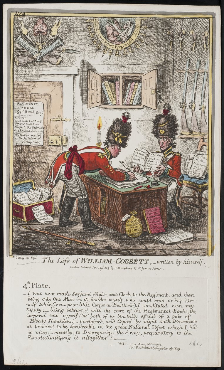 William Cobbetts liv, skrevet af ham selv af James Gillray