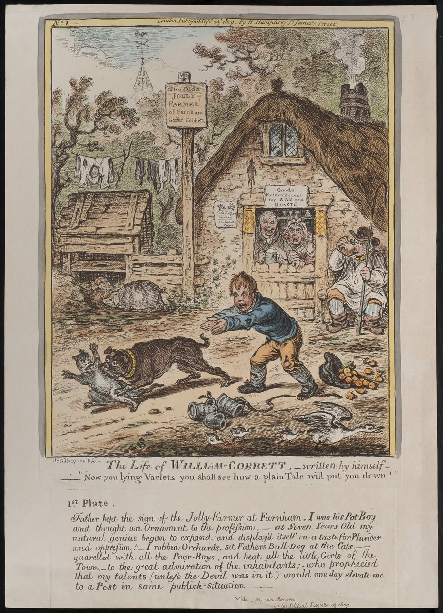 William Cobbetts liv, skrevet af ham selv af James Gillray
