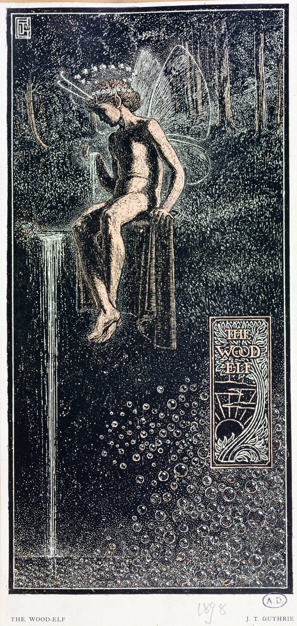The Wood Elf, 1898 af James J. Guthrie