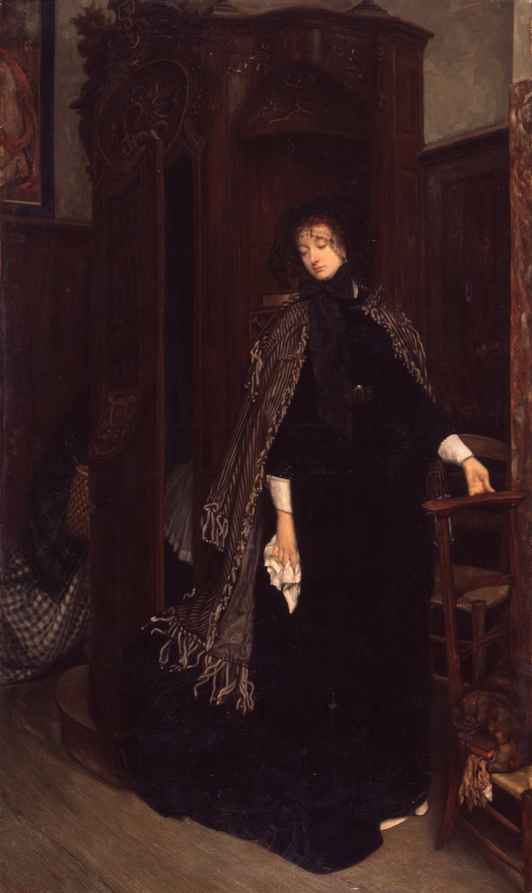 I kirken, 1865 af James Jacques Joseph Tissot