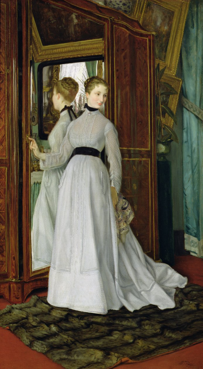 Kabinettet, 1867 af James Jacques Joseph Tissot