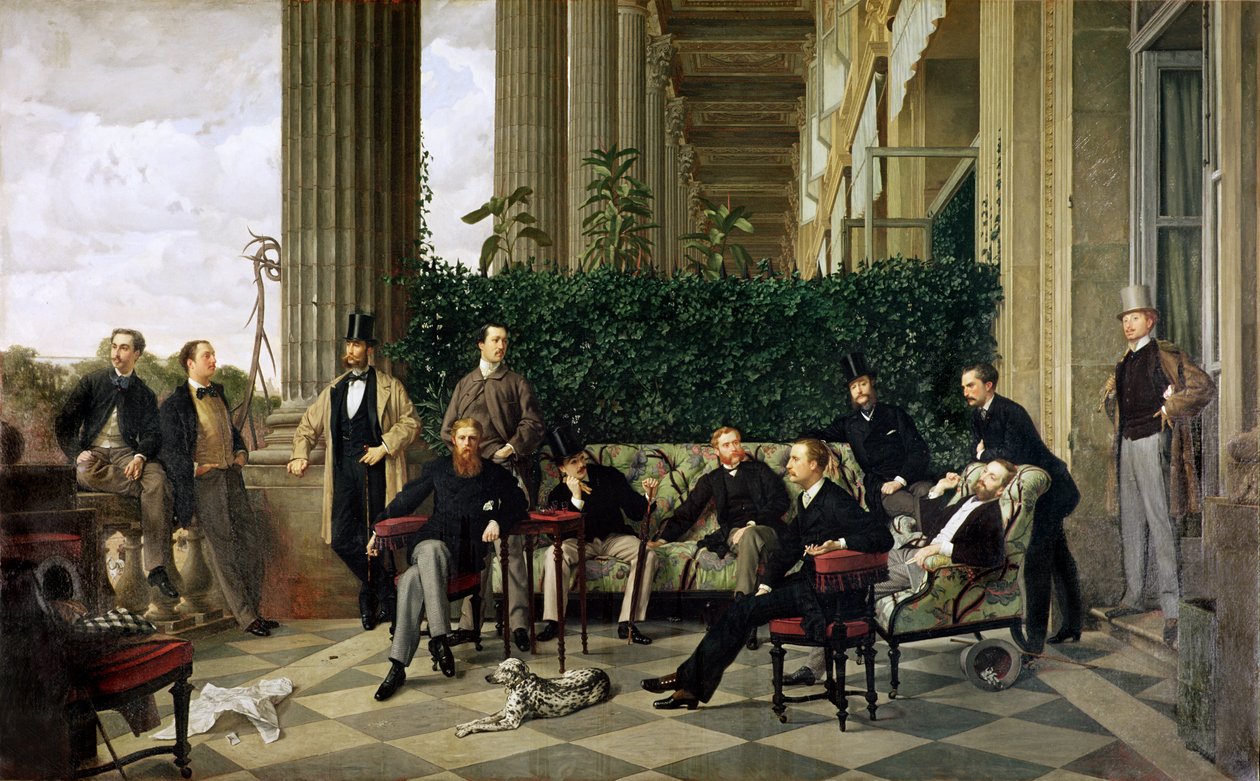 Circle of the Rue Royale, Paris, 1868 af James Jacques Joseph Tissot