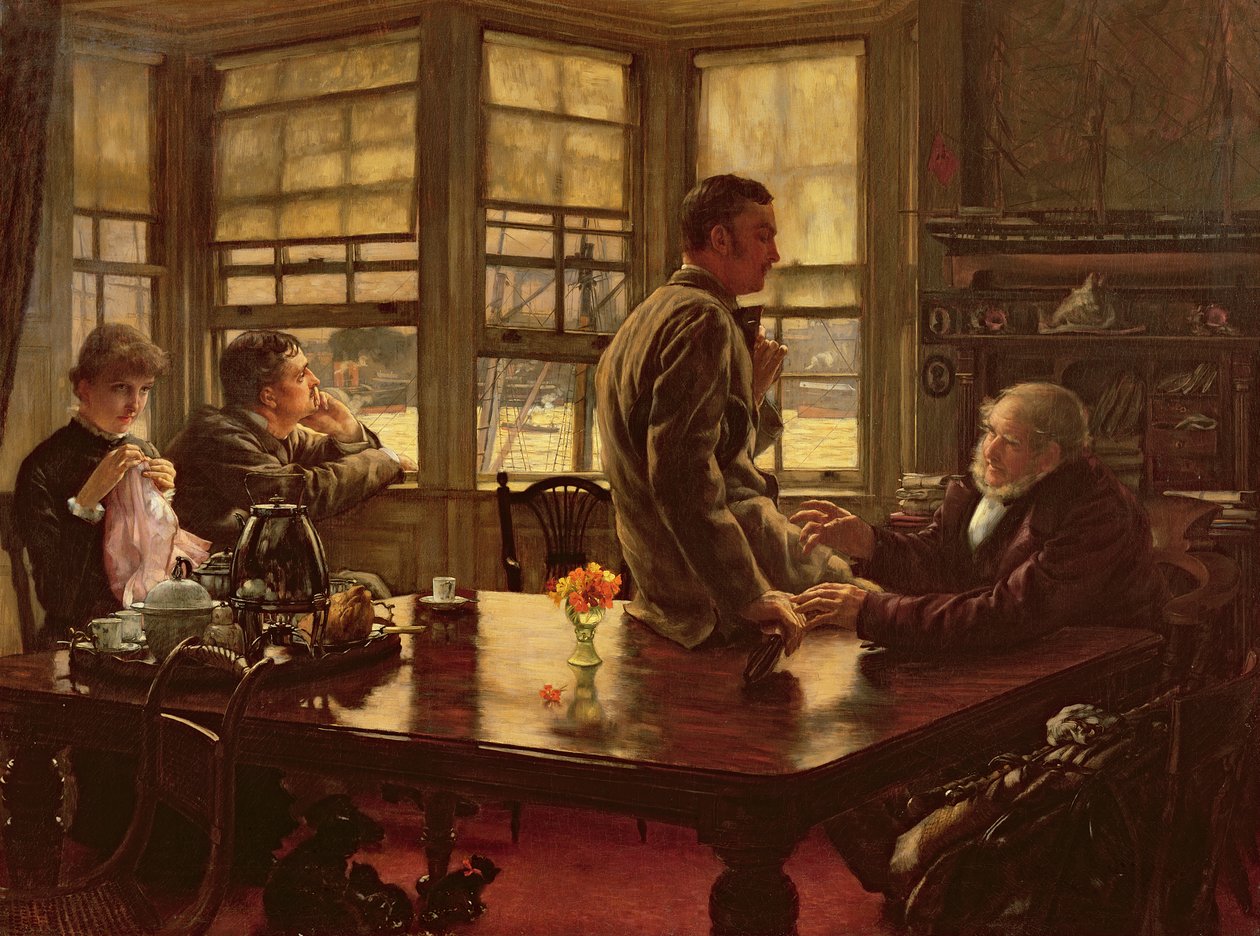 The Prodigal Son in Modern Life: The Departure, 1880 (for skitse se 45476) af James Jacques Joseph Tissot