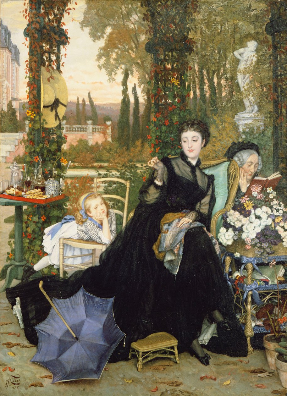 Enken, 1868 af James Jacques Joseph Tissot