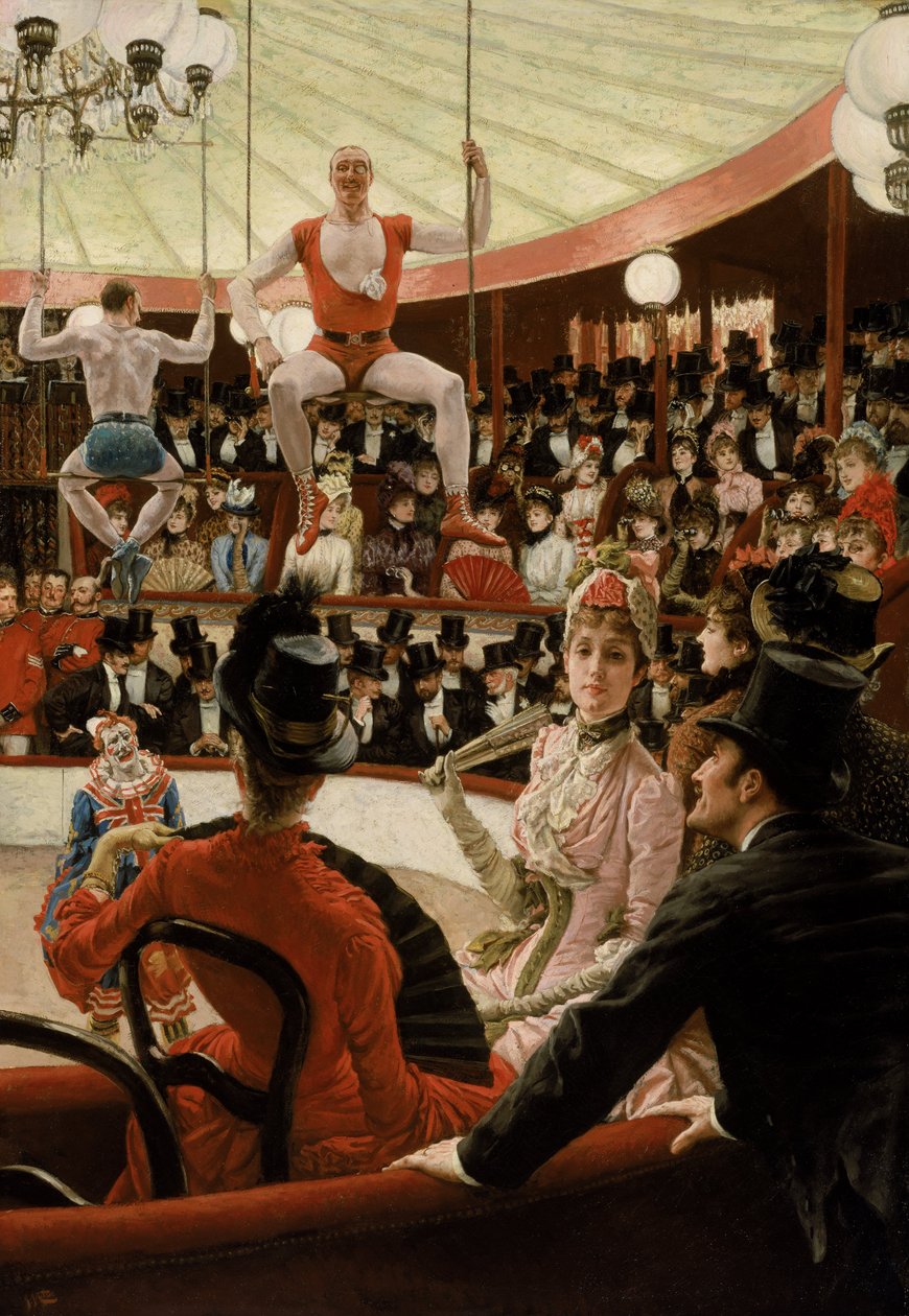 Kvinder i Paris- Cirkuselskeren af James Jacques Joseph Tissot