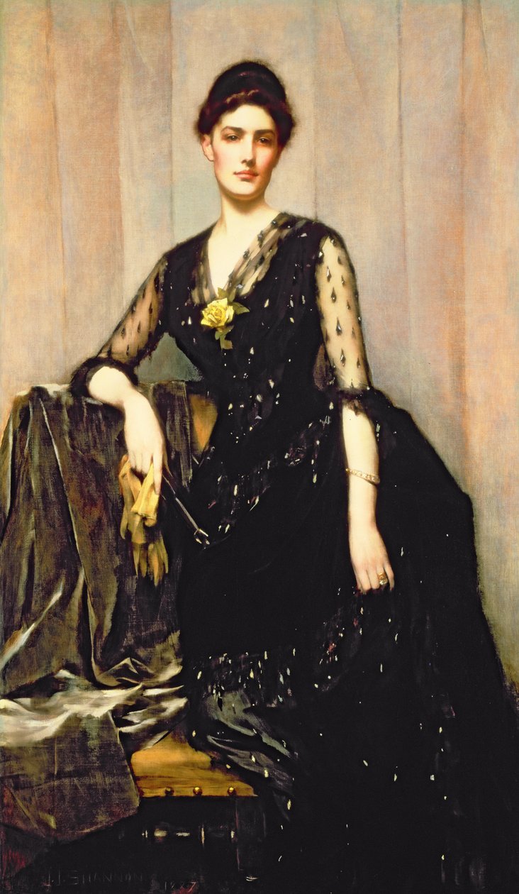 Portræt af fru Agnes Williamson af James Jebusa Shannon