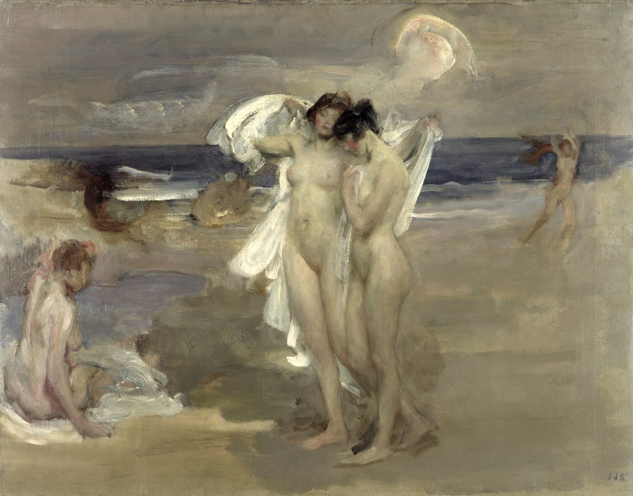Badegæsterne af James Jebusa Shannon