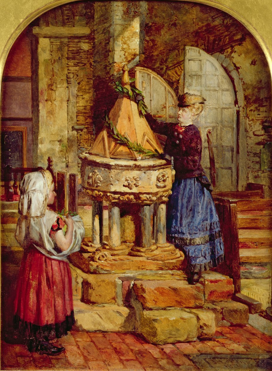 Udsmykning af den gamle skrifttype, 1871 af James Lobley