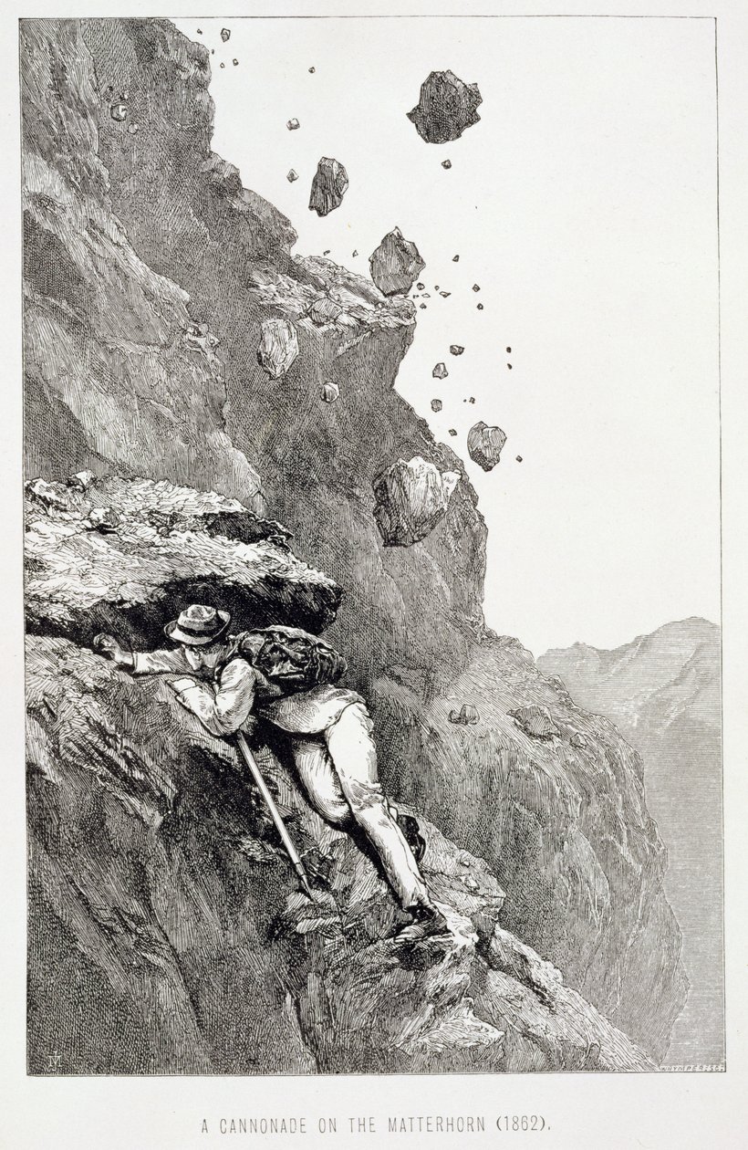 A Cannonade on the Matterhorn, 1862, fra 
