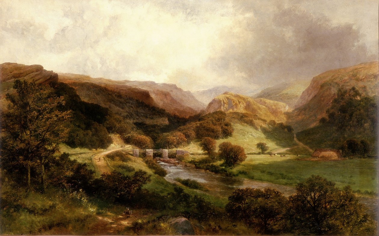 Pont-y-Pant og Lledr Valley, North Wales af James Peel