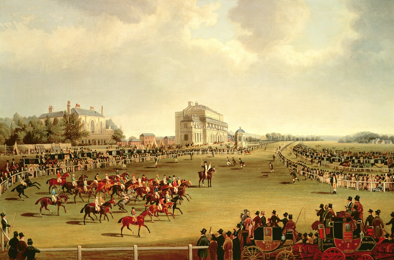 Starten af St. Leger, 1830 af James Pollard