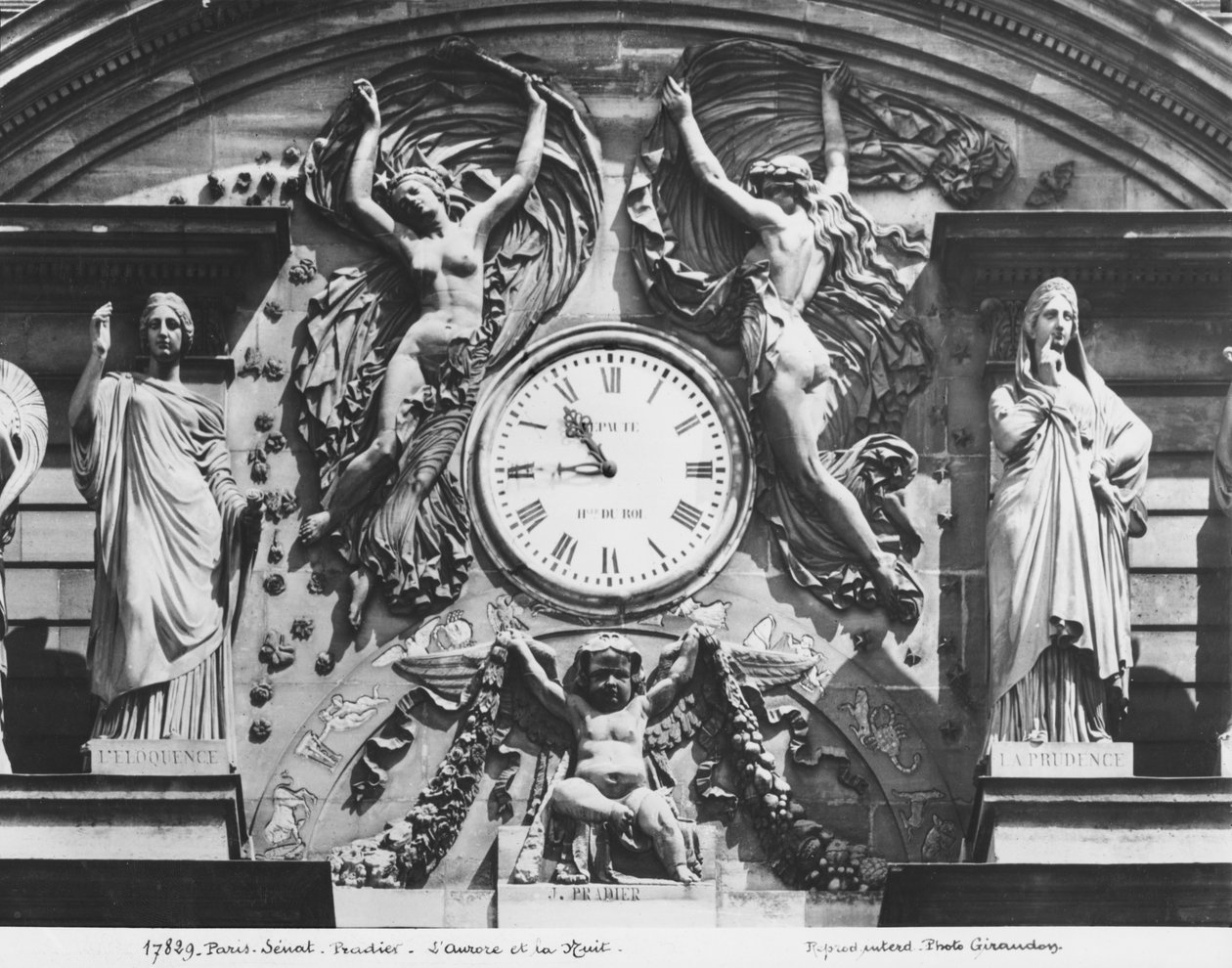 Gavl på Palais du Luxembourg, 1840 (detalje) (se også 346521) af James Pradier