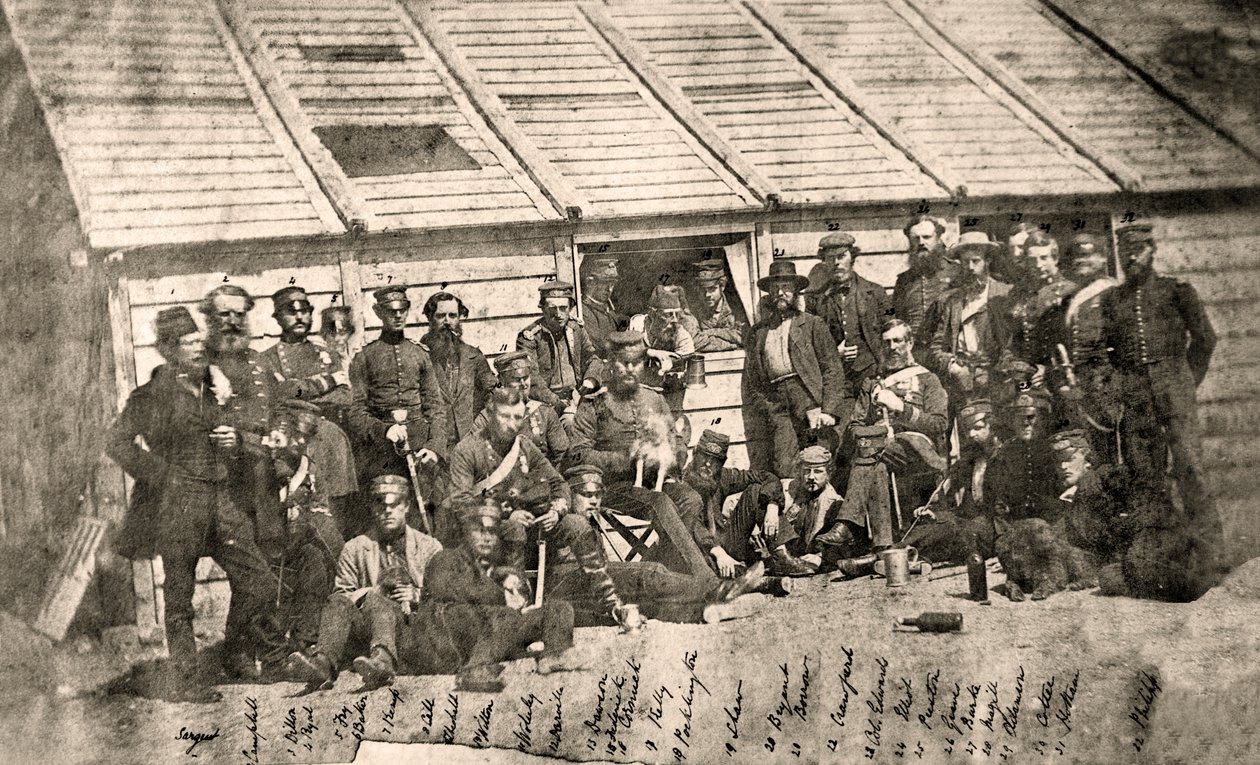 18th Royal Irish Regiment Camp, Sebastopol, maj 1856 af James Robertson