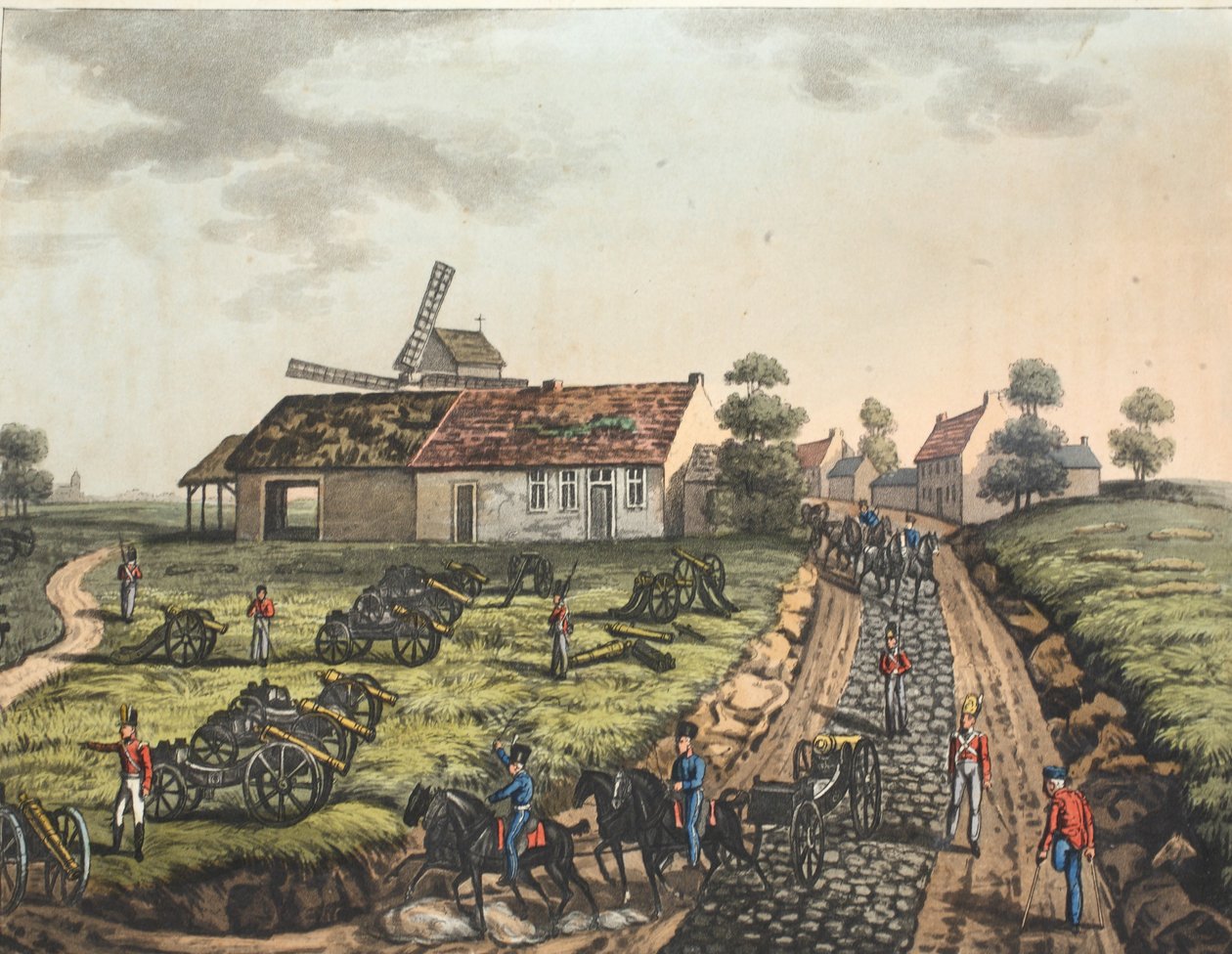En del af landsbyen Mont St Jean af James Rouse