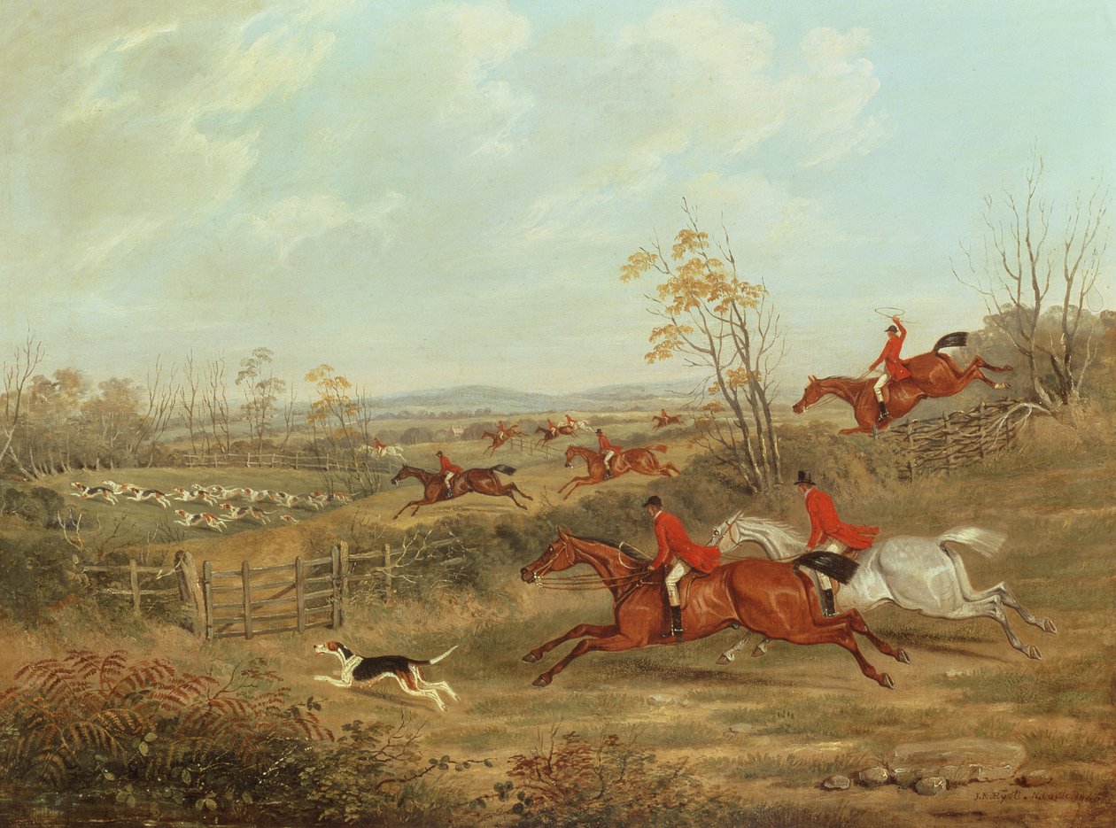 I fuld skrig, 1846 af James Russell Ryott