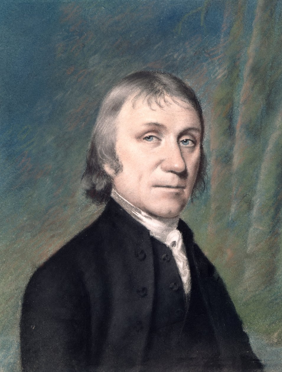 Portræt af Joseph Priestley (1733-1804), ca. 1797 (pastel på papir) af James Sharples