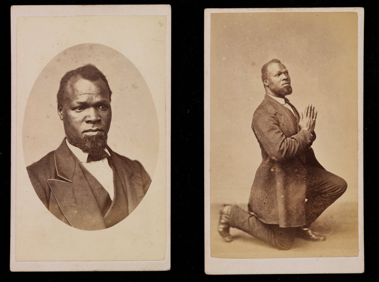 Dobbeltportræt, ca. 1870 (albumin print) af James Sunderland
