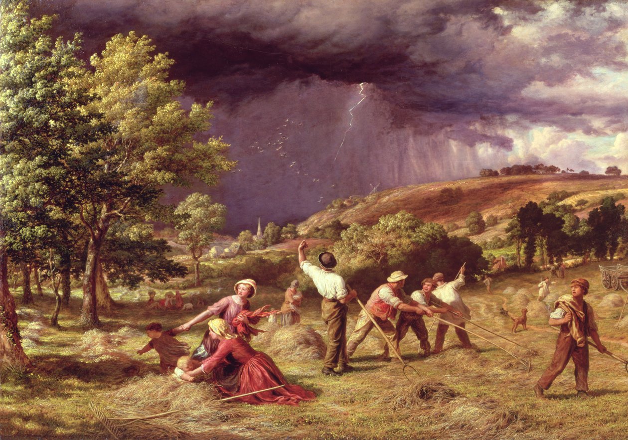 Et tordenvejr, 1859 af James Thomas Linnell