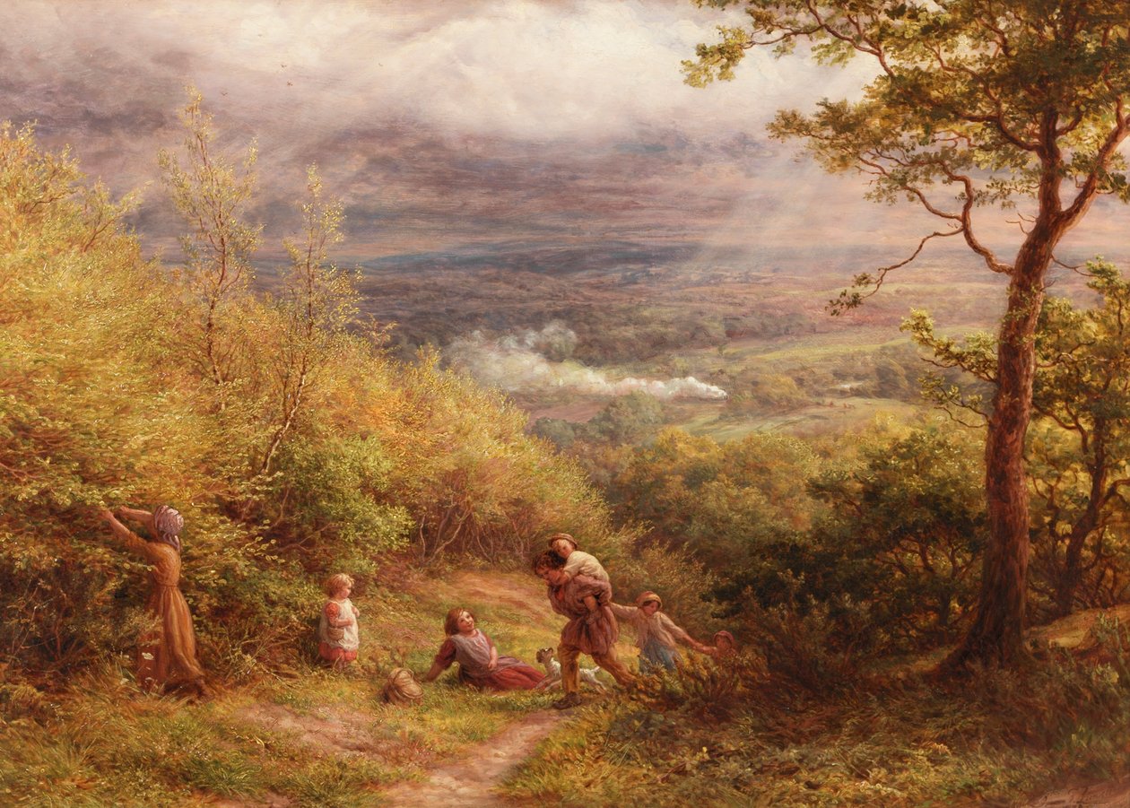 Det sidste glimt, 1872 af James Thomas Linnell