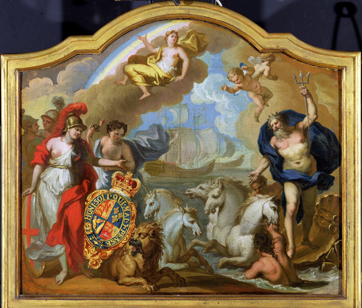 Allegory of the Power of Great Britain by Sea, design til et dekorativt panel til George I