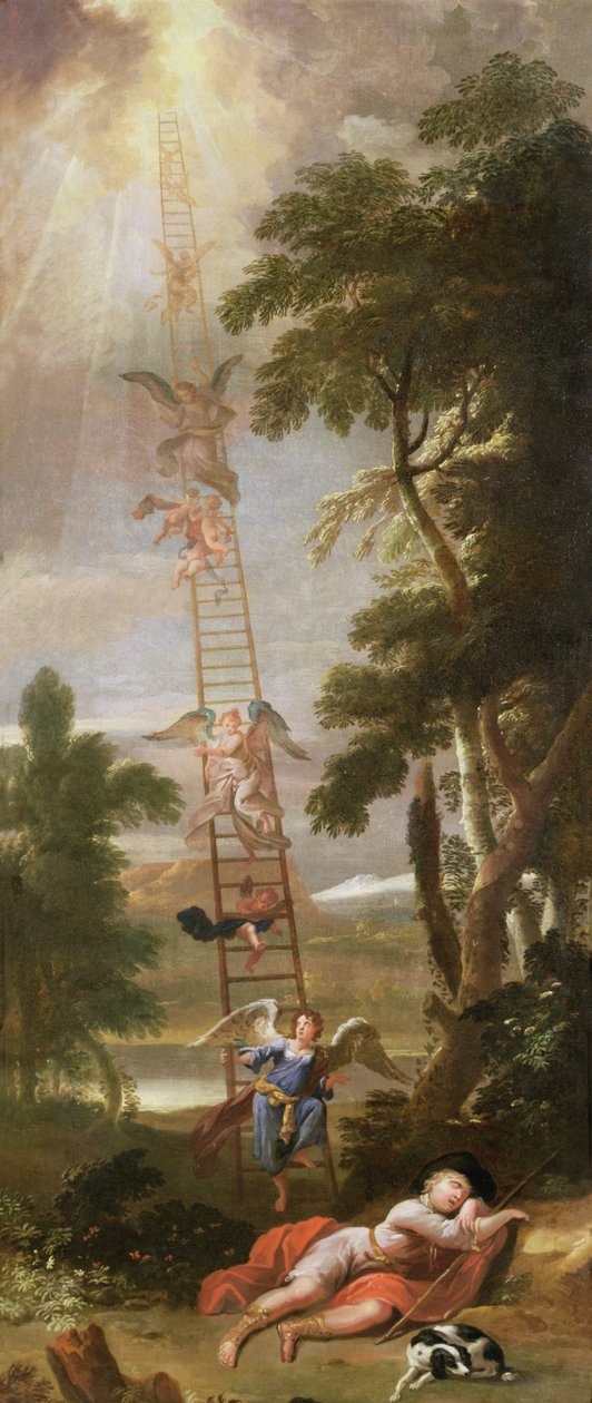 Jakobs drøm, 1705 af James Thornhill