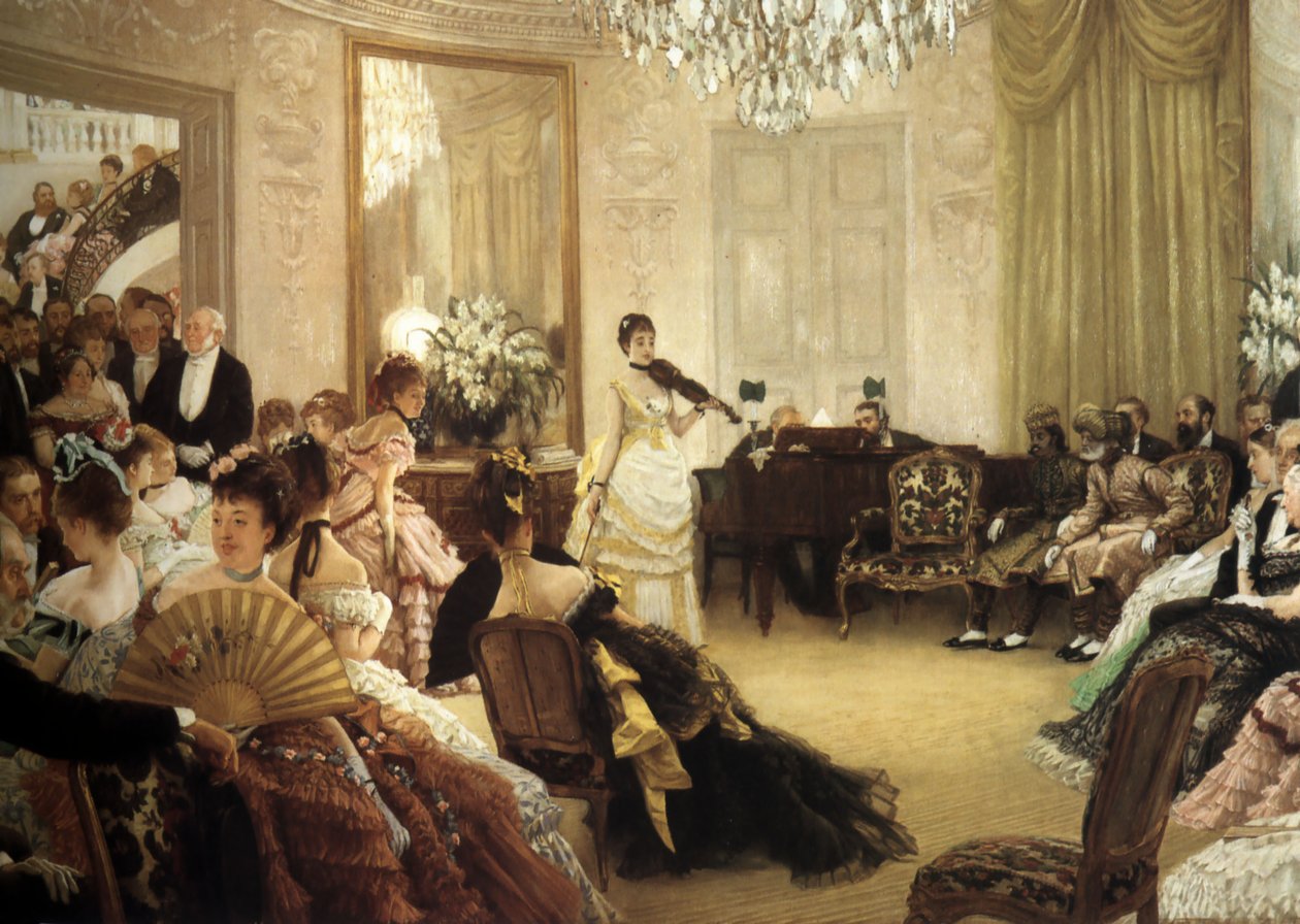 Stille! af James Jacques Joseph Tissot
