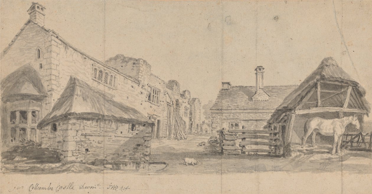 Colcombe Castle, Devonshire af James Ward