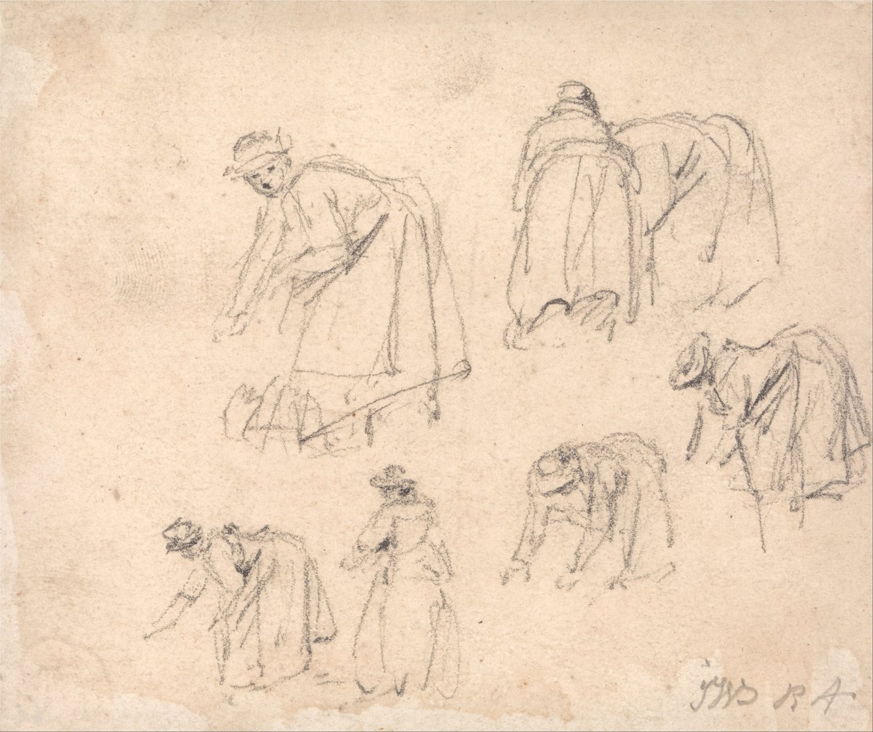 Figurstudier- Kvinder arbejder af James Ward