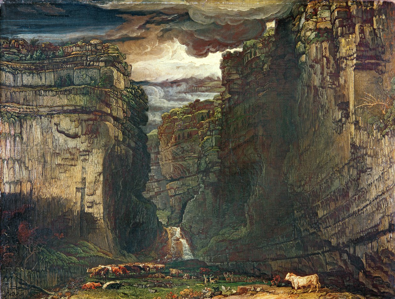 Gordale Scar, 1813 af James Ward
