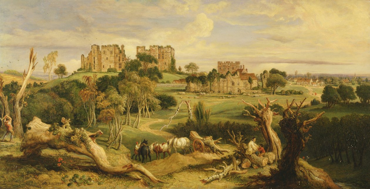 Kenilworth Castle, Warwickshire af James Ward