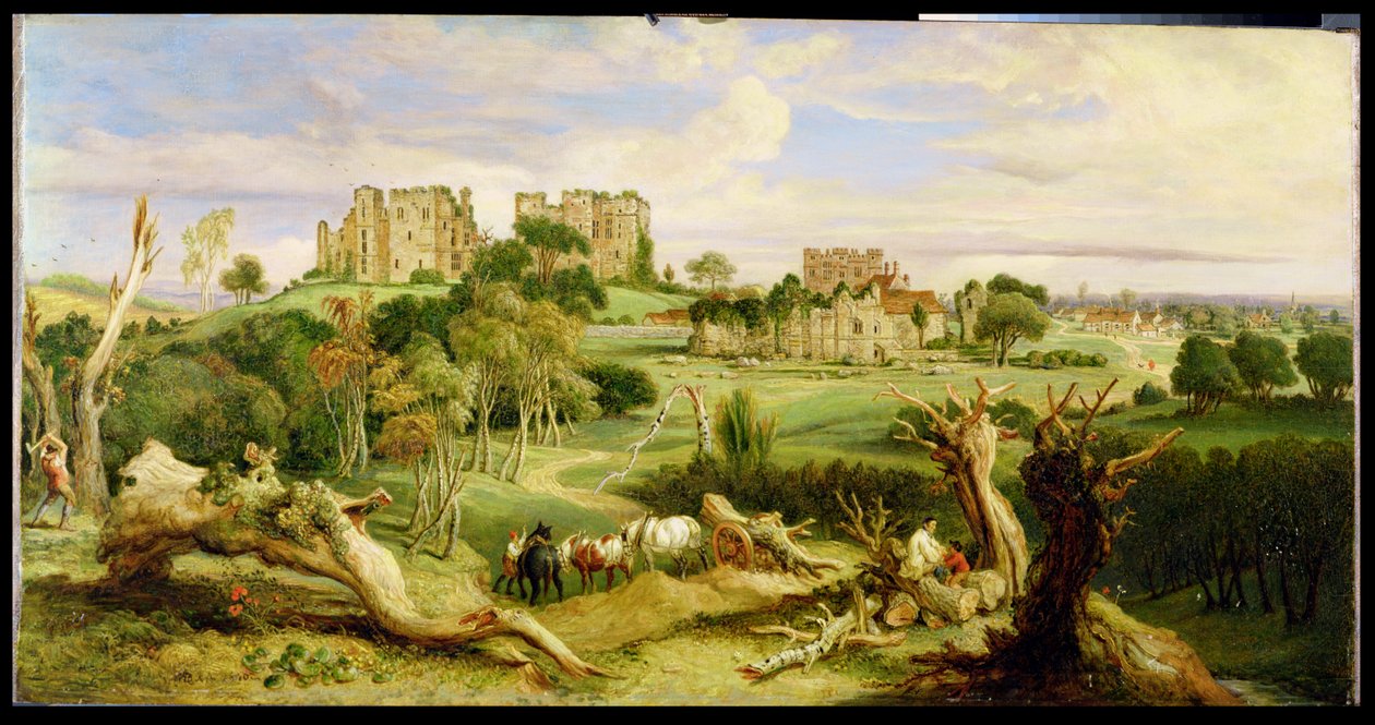 Kenilworth Castle, Warwickshire, 1840 af James Ward