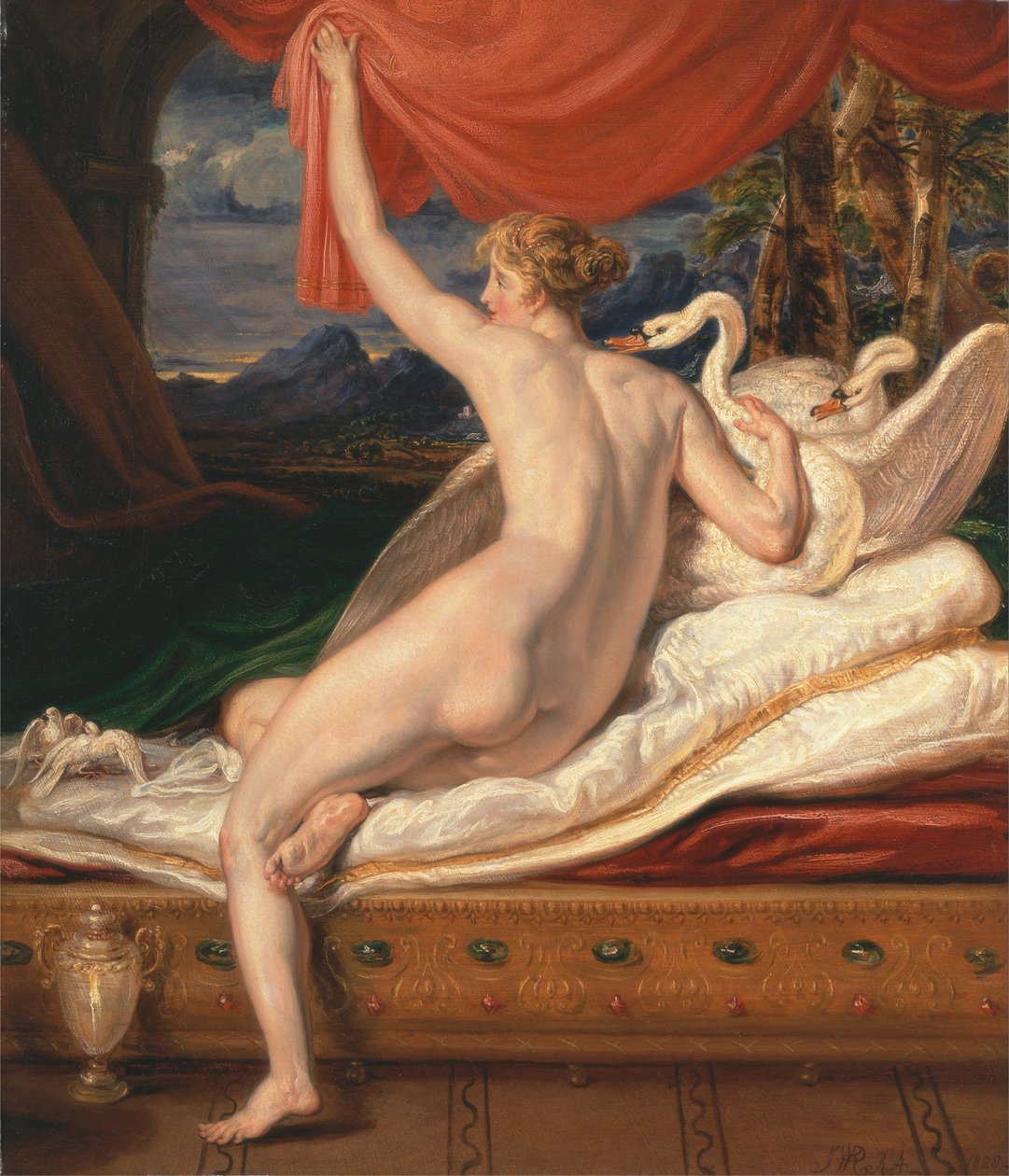 Venus rejser sig fra sin sofa af James Ward