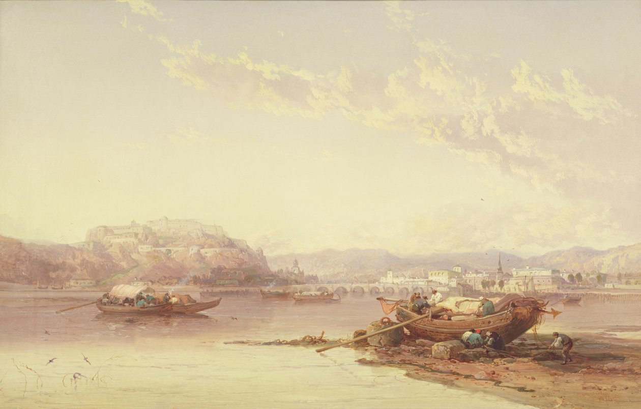 Namur, Belgien, 19. århundrede af James Webb