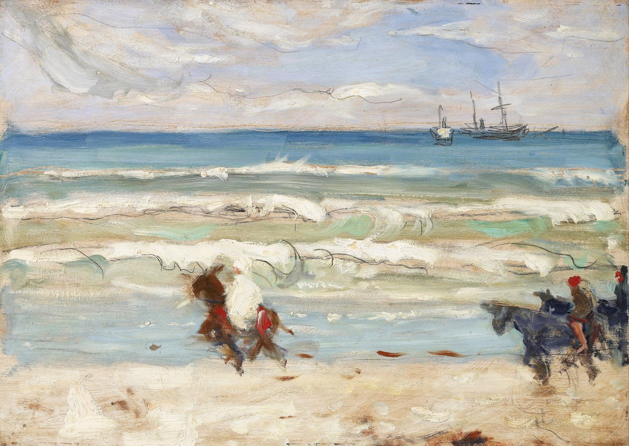 Strand Scene, Tanger af James Wilson Morrice