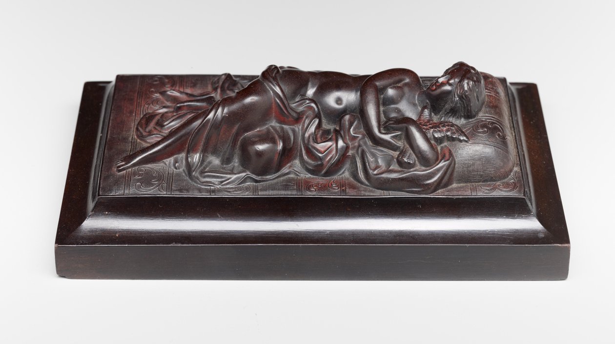 Tilbagelænet kvinde (ibenholt) af James Pradier