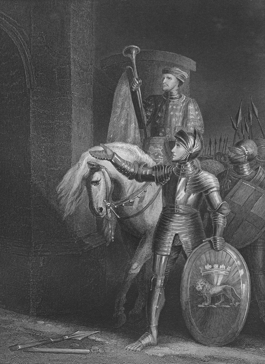 Belejringen af ​​Harfleur af James (after) Northcote