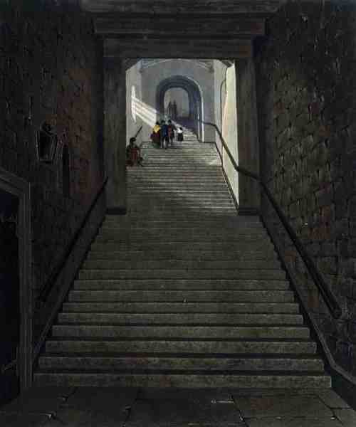 The Ancient Staircase, Windsor Castle, fra 