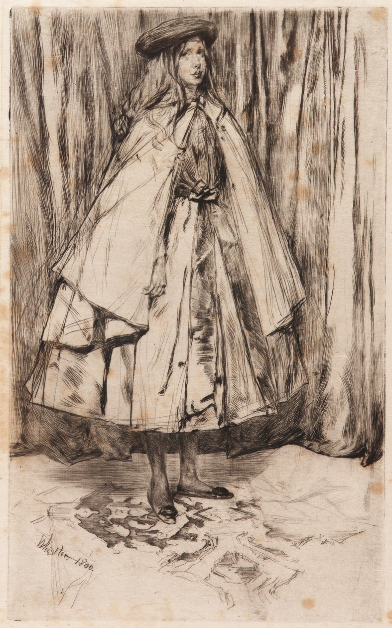 Annie Haden, 1860. af James Abbott McNeill Whistler