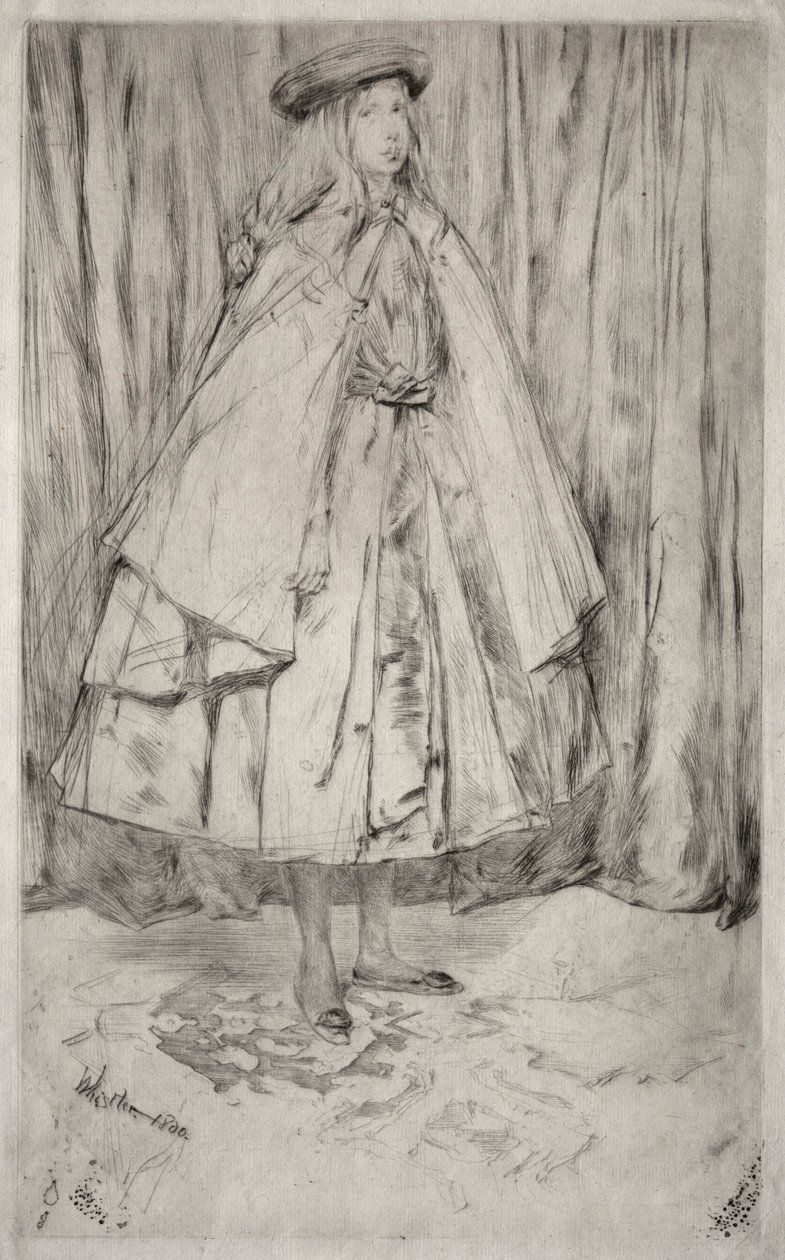 Annie Haden, 1860. af James Abbott McNeill Whistler