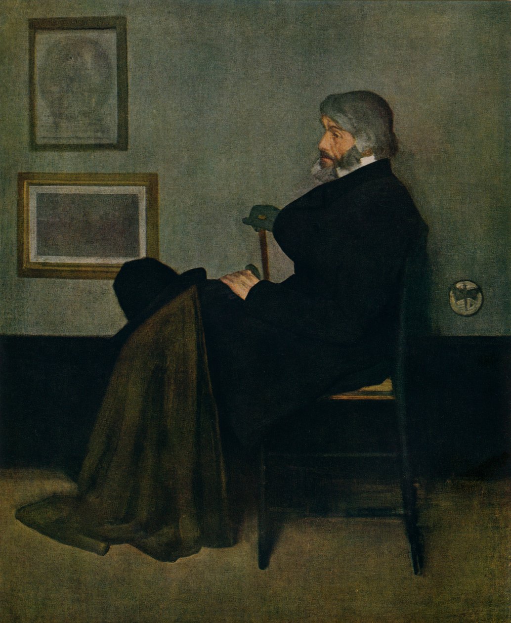 Arrangement i gråt og sort, nr. 2: Thomas Carlyle, c1872 af James Abbott McNeill Whistler