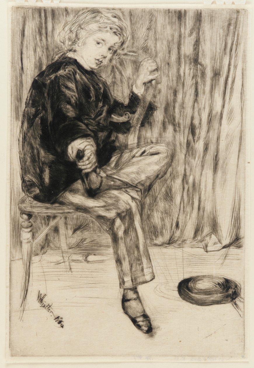 Arthur Haden, 1859. af James Abbott McNeill Whistler