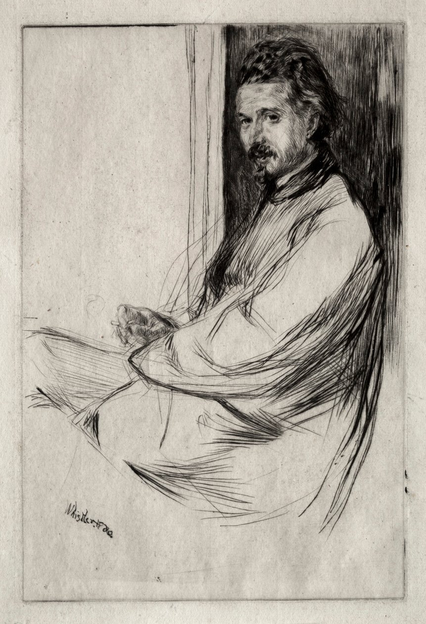 Axenfeld, 1860. af James Abbott McNeill Whistler