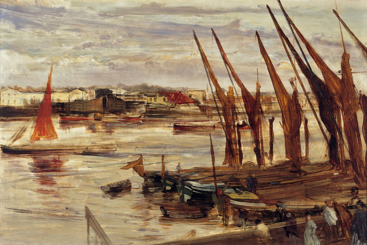 Battersea Reach, ca. 1863 af James Abbott McNeill Whistler