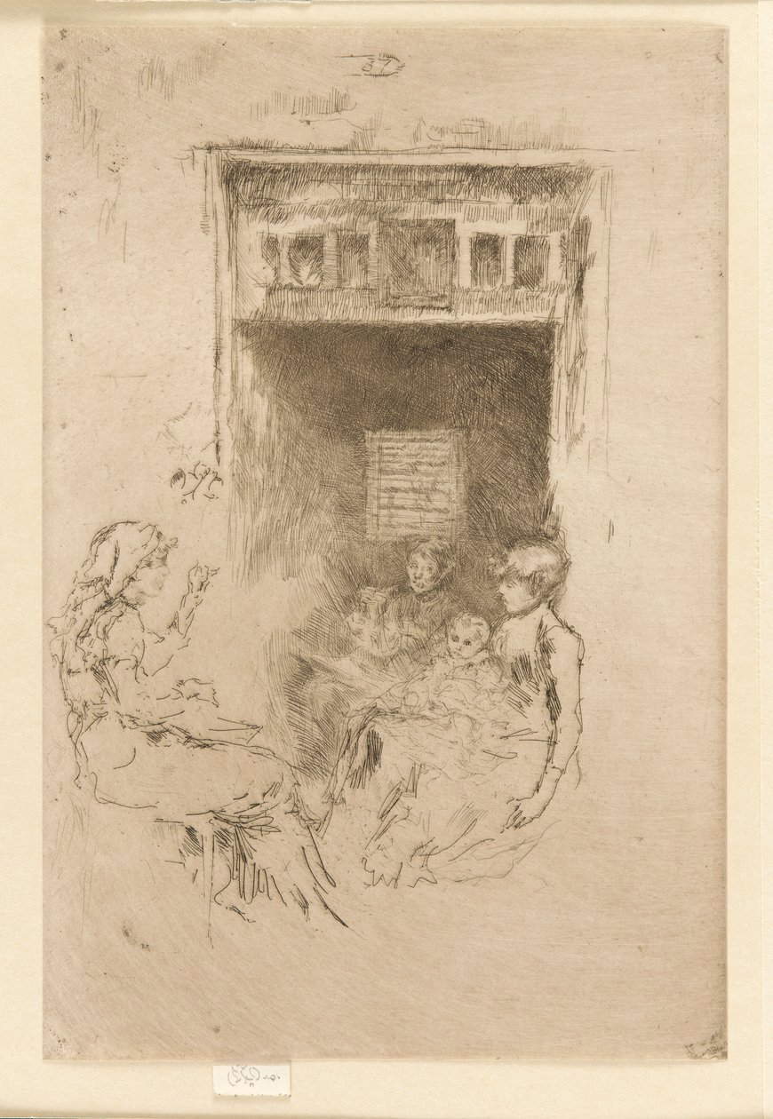 Perlestrygere, 1879-1880. af James Abbott McNeill Whistler