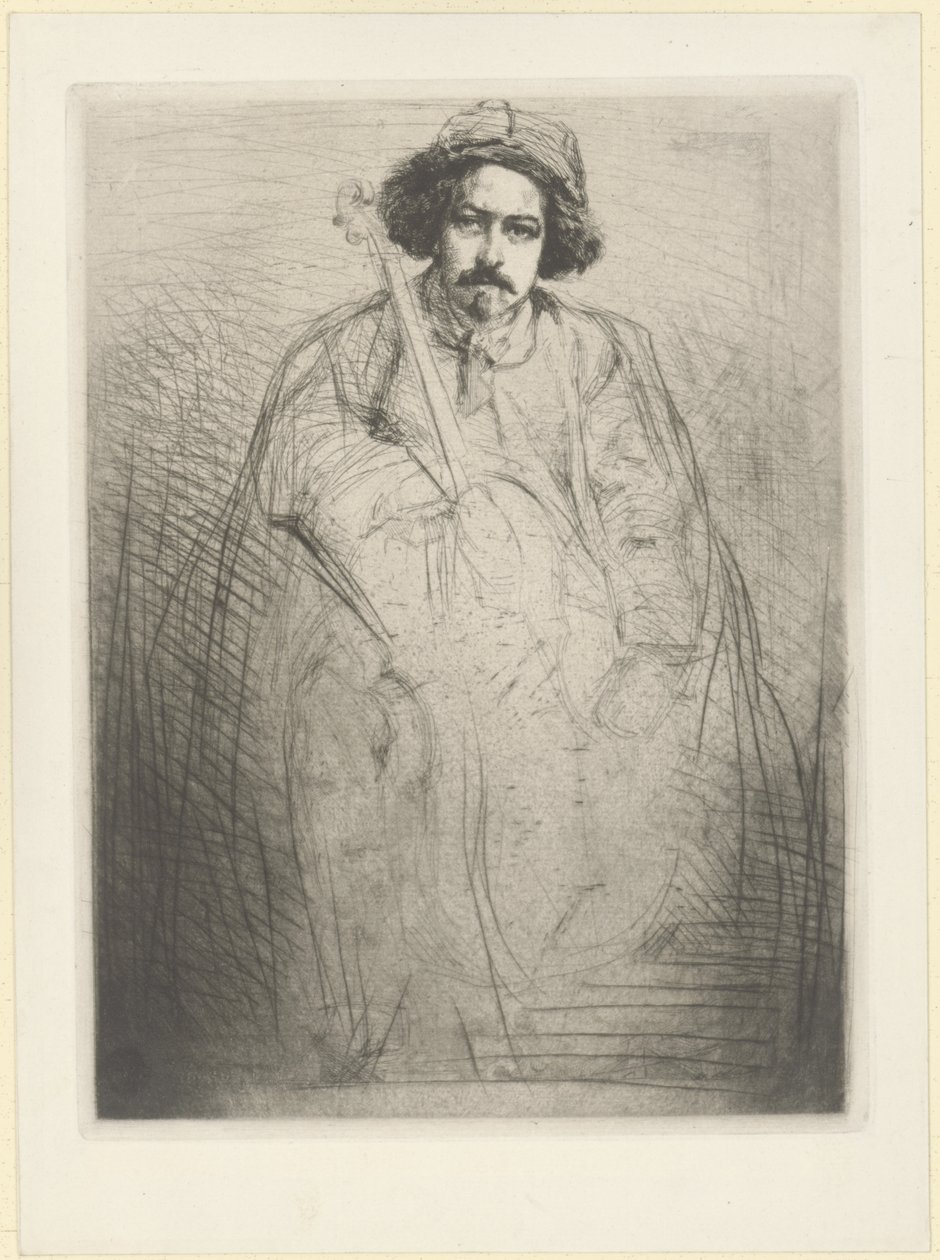 Becquet, fra serien »Seksten raderinger« af James Abbott McNeill Whistler