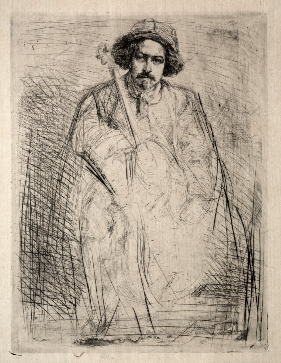 Becquet, 1871. af James Abbott McNeill Whistler
