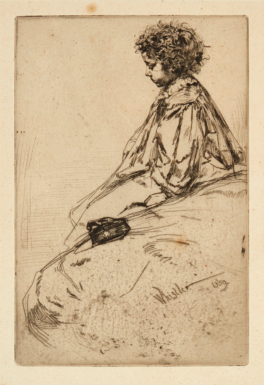 Bibi Lalouette (ætsning) af James Abbott McNeill Whistler
